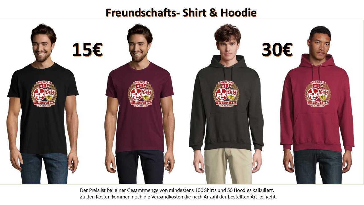 Freundschaftsshirt und Hoodies