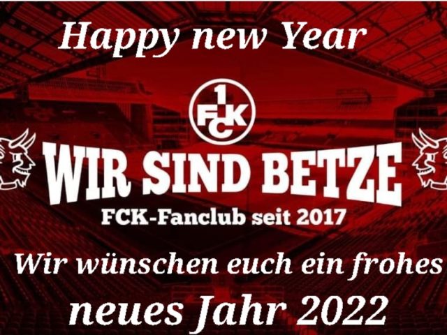 Der Fanclub wünscht euch ein frohes neues Jahr