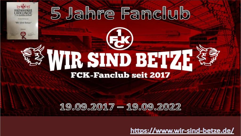 5 Jahre FCK-Fanclub Wir-sind-Betze