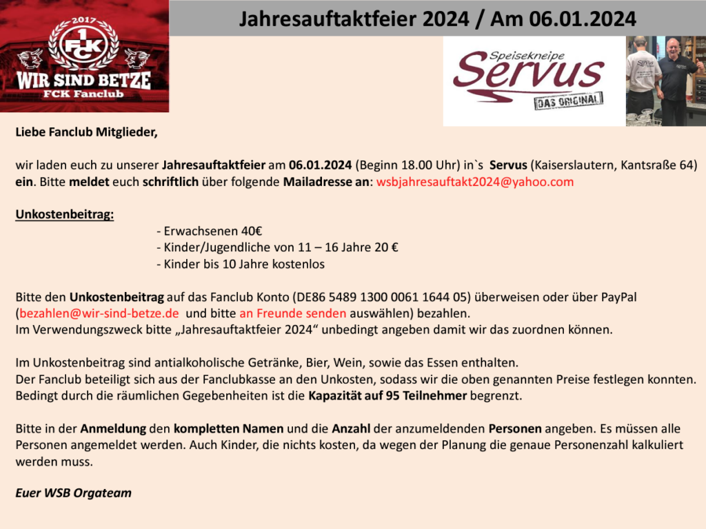 Jahresauftaktfeier 2024