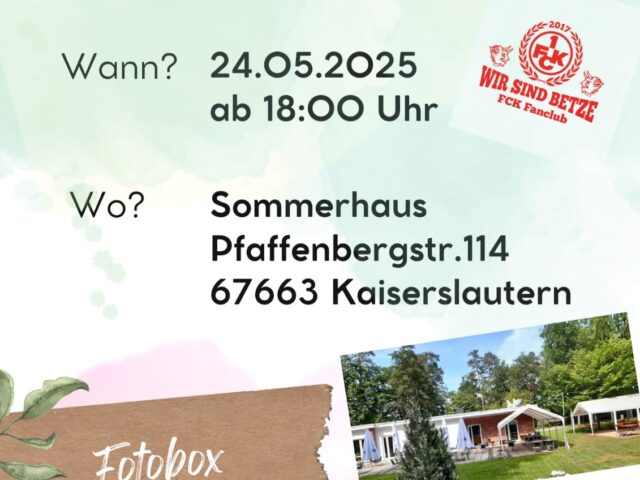 Bald haben wir unser Sommerfest!