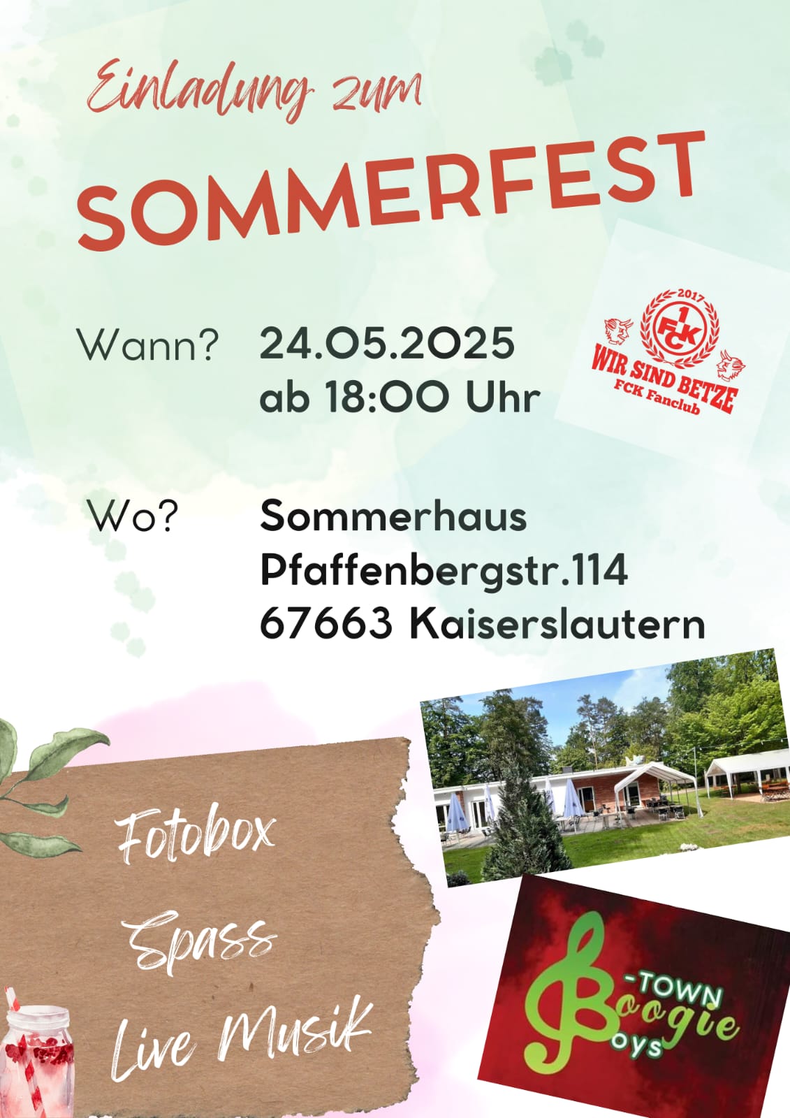 Bald haben wir unser Sommerfest!