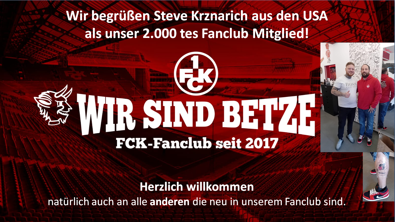 Jetzt über 2.000 Mitglieder in unserem Fanclub!
