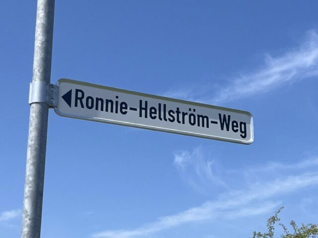 Ronnie Hellström Weg in Morlautern eröffnet