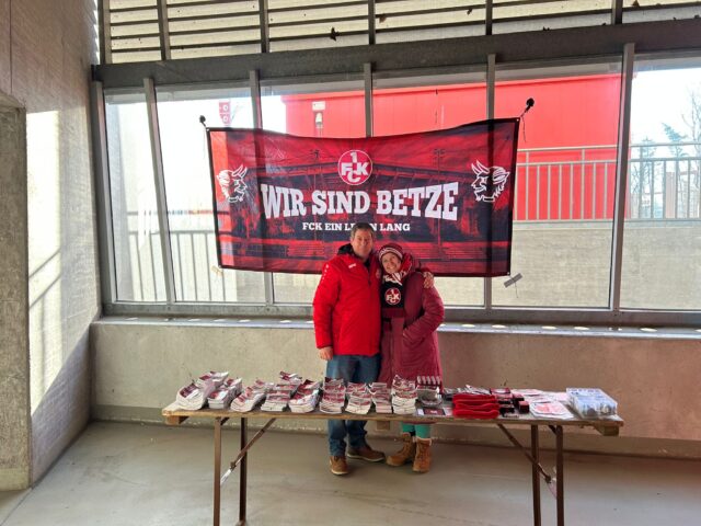 Daniela und Timo Link zwei Fanclub Mitglieder die sich für uns engagieren.