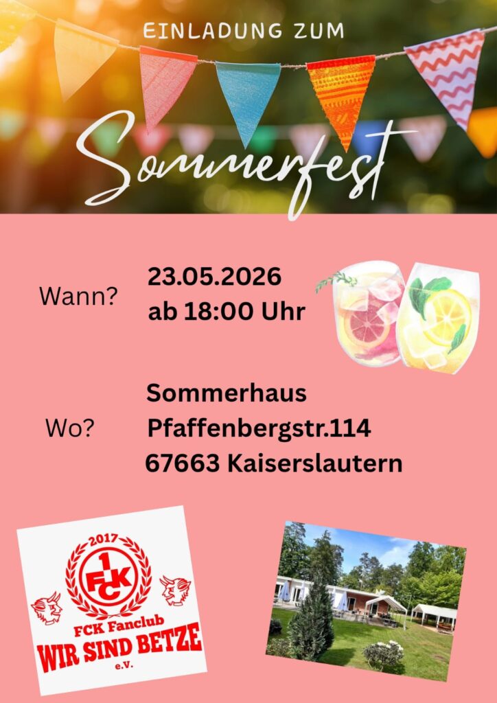 Unser Sommerfest naht!